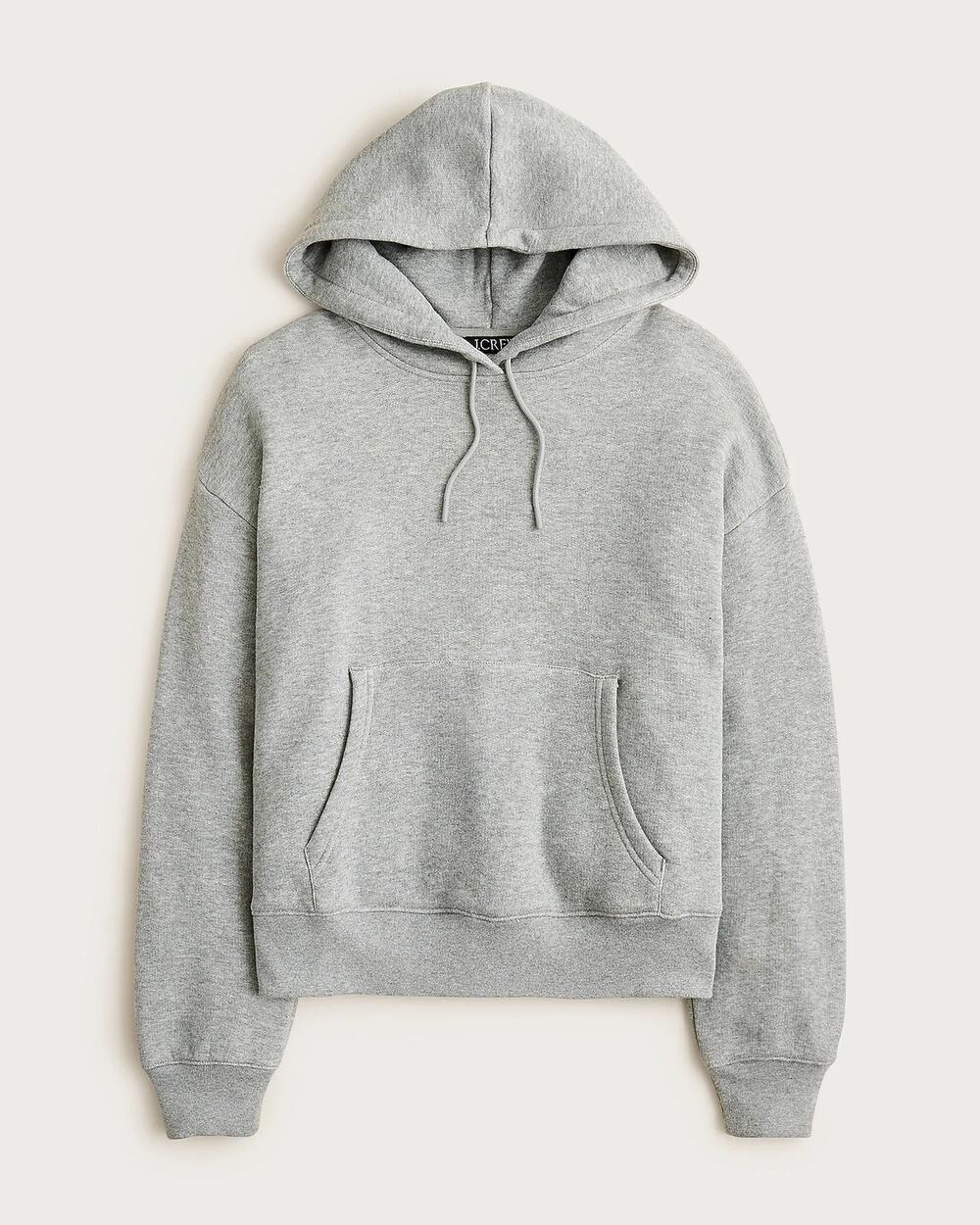 J.Crew Heritage Terry Hoodie 100% Cotton Medium Heather Grey Size Medium NWT